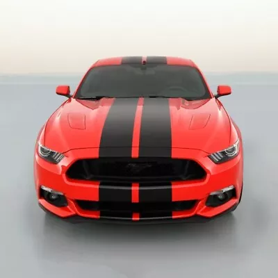 9  VINYL RALLY STRIPES RACING STRIPE KIT HOOD TRUNK ROOF For FORD MUSTANG • $52.99