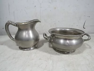 Antique S Sternau & Co New York Cream & Sugar Service Set  • $125