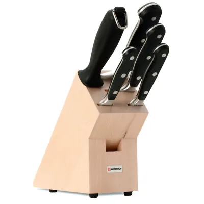 Wusthof Essential Classic 6pc Knife Block Set - Made In Germany • $599.80