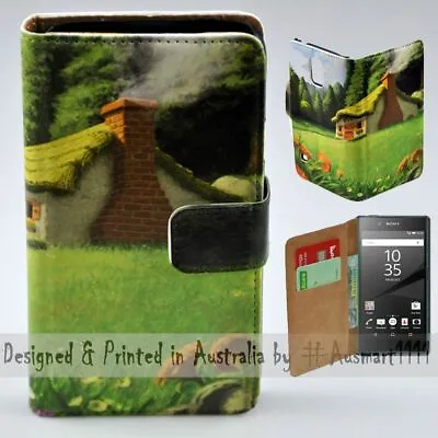 $13.98 • Buy For Sony Xperia Series - Village House Theme Print Mobile Phone Case Cover