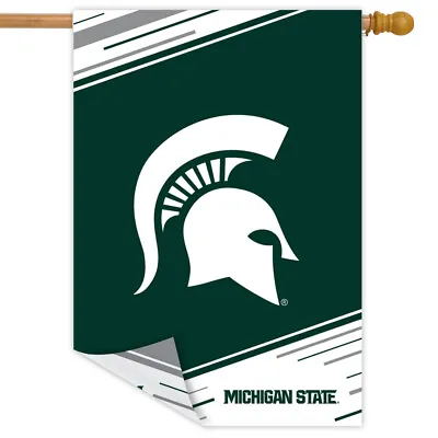 Michigan State University NCAA Licensed Double-Sided House Flag 28  X 40  • $24.99