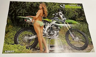 Transworld Motocross Magazine POSTER 14 X20  Dirt Bike Racing Chad Reed & Ashley • $18