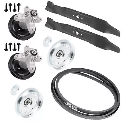 42  Deck Spindle Idler Pulley Blade Belt Kit For MTD LT542H LT-542H 2005 2006 • $84.50