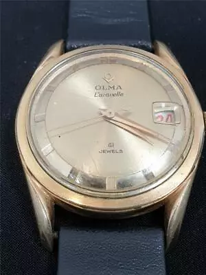 VINTAGE 1960's ERA OLMA CARAVELLE 41 JEWELS AUTOMATIC MENS WATCH • $430