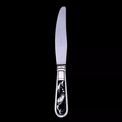 Georg Jensen. Silver Dinner Knife Large 003 - Blossom / Magnolia. • $1045