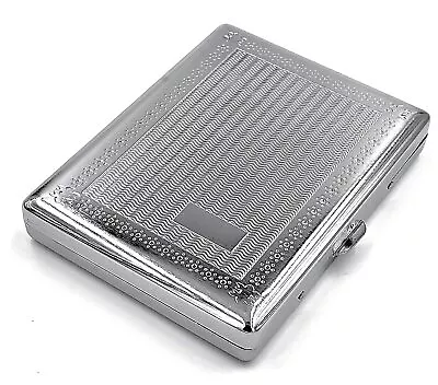 Cigarette Case Victorian Style Metal Holder For Regular King And 100's Size • $8.41