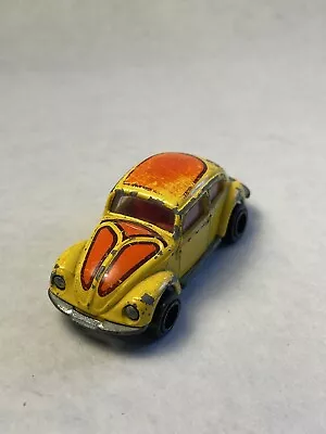 Tomica Yellow Volkswagen Vw Beetle Bug Die-cast Car Japan 1977 No. F20 Tomy • $9.85