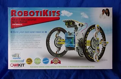 OWIKIT ROBOTIKITS 14 In 1 Educational Solar Robot Kit Great For At Home Learning • $15.98