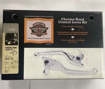 Harley V Rod Vrsc Chrome Hand Lever Kit  Fits 06-Later VRSC HD# 42270-06 NEW • $150