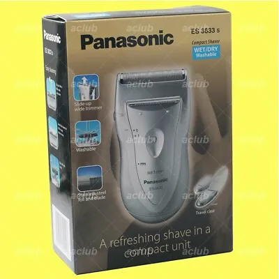 Panasonic ES3833 Wet Dry Washable Electric Men Shaver With Slide-Up Trimmer • $77.33