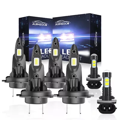 For 2012-2017 Hyundai Veloster 6500K LED Headlight High Low+Fog Light Bulbs KIT • $69.99