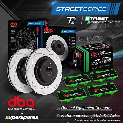 $497.90 • Buy DBA Front T2 Slot Brake Rotors & Performance Pads For Nissan Navara D22 3.0 3.3