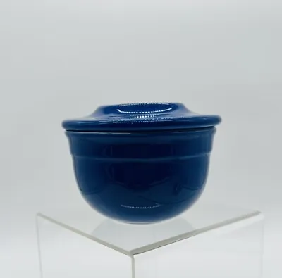 Emile Henry Cobalt Blue Porcelain Ceramic Butter Bell Crock Dish Made In France • $25