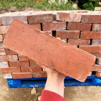 Reclaimed Bricks Imperial Red Facing House Brick - CLEANED & READY TO USE • £180