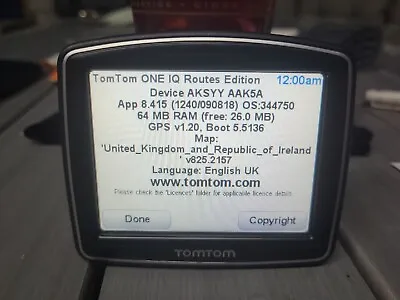 £1.99 • Buy TomTom One IQ Routes Edition UK&Ireland Maps Ref:0311