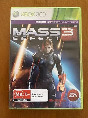 Mass Effect 3 (ma15+) Xbox 360 Pal Oz Seller • $8.99