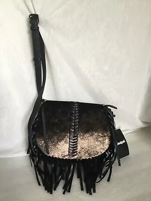 DESIGUAL Faux Leather/Velvet Cross Body/Shoulder Bag / Handbag • $69