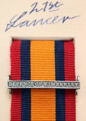 Qsa Queens South Africa Medal Ribbon Bar Clasp Defence Of Kimberley Boer War • $26.66