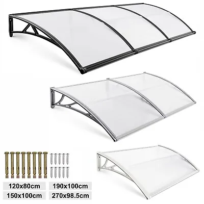 £7.99 • Buy Door Canopy Awning Shelter Front Back Outdoor Porch Patio Window Roof Rain Cover
