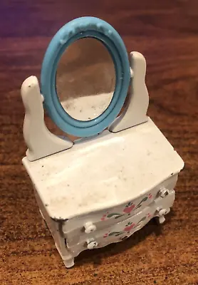 Vintage 1980 Mattel Littles Doll House Furniture Vanity • $5