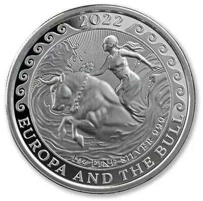 2022 Malta .999 1oz Silver Europa And The Bull Silver Coin BU • $45.99