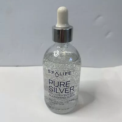 Spa Life Pure Silver Collagen Infused Nourishing Serum  3.7 Fl Oz. Sealed • $12