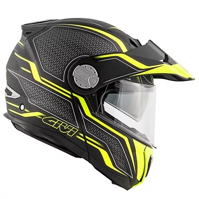 Helmet GIVI X33 Layers Matte Black Yellow BMW G310 F750 F850 F800 R1100 R1200 GS • $380.17