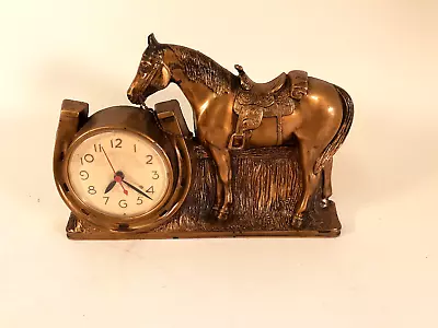 Mastercrafter's Luck Horse Clock Model 902 Motor Hums For Parts Not Running • $39