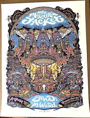 My Morning Jacket Bend Or 2023 Screen Print Ap Poster Signed S/n #/40 Doodled • $97.77