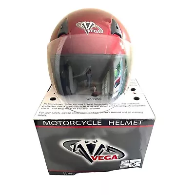 Vega Motocycle Helmet New Boxed Color Candy Red Sz XL • $89