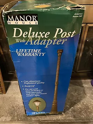 NIB Manor House Deluxe Post Aluminum Gold With Adapter!! • $249.99