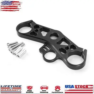 Lowering Triple Tree Front End Upper Top Clamp For YAMAHA YZF R6 08-16 Black YU • $47.79