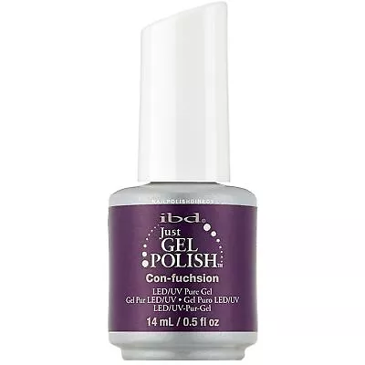 IBD Pure LED & UV Just Gel Polish - Con-Fuchsion (56525) 14ml • £2.95