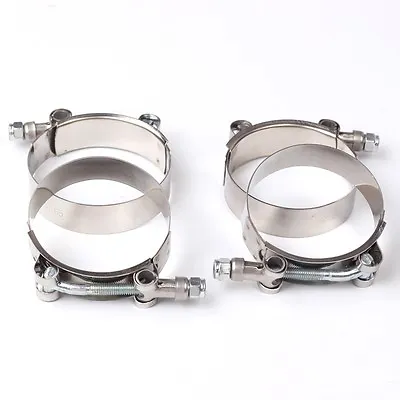4X 3  Stainless Steel T-Bolt Clamps Turbo Intake Silicone Hose Coulper Clamps • $9.58