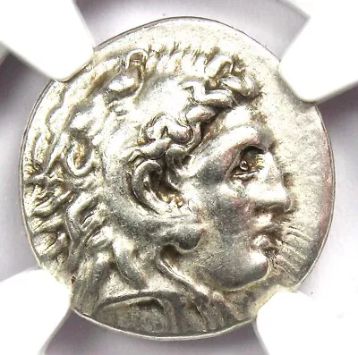 Alexander The Great AR Drachm Greek Coin 336 BC. NGC Choice XF (EF) - 5/5 Strike • $470.25