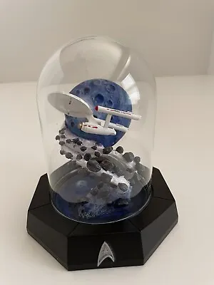 $20 • Buy Franklin Mint Star Trek Miniature Sculpture “USS Enterprise NCC-1701” Glass Dome