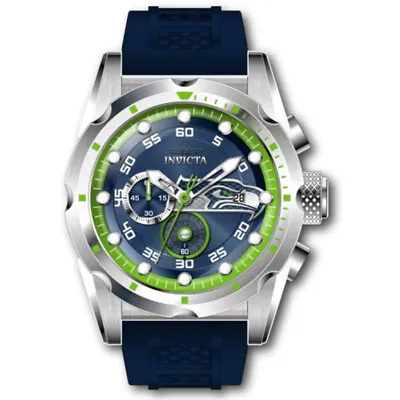 Invicta NFL Seattle Seahawks Chronograph Quartz Men's Watch 45542 • $125.39