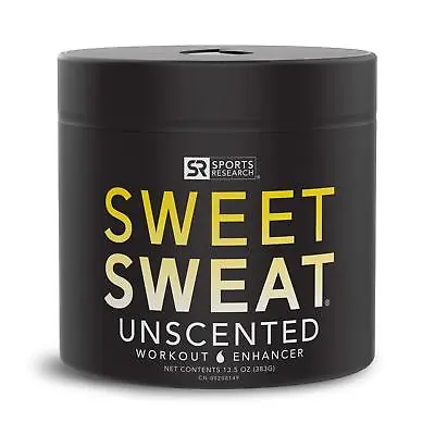 Sweet Sweat Unscented XL Jar Workout Enhancer Gel Maximize Your Exercise 13.5 Oz • $43.95