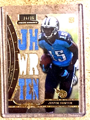 $20 • Buy 2013 Topps Triple Threads Relics 36/36 Justin Hunter Rookie RC Titans Ebay 1/1