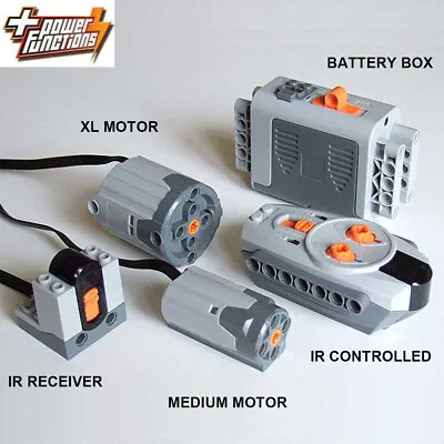 LEGO Power Functions 8881 Battery Box 8883 XL M Motor IR Receiver Controlled Set • $43.99