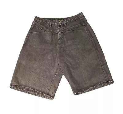 Vintage Marithe Francois Girbaud Brown Shorts 34 Loose Fit Denim Authentic USA • $39.95