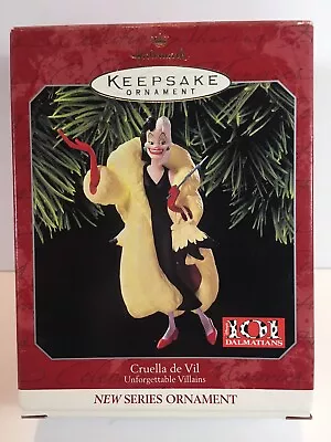 Hallmark Keepsake Ornament 1998 Cruella De Vil 101 Dalmations Villains Series • $9.99