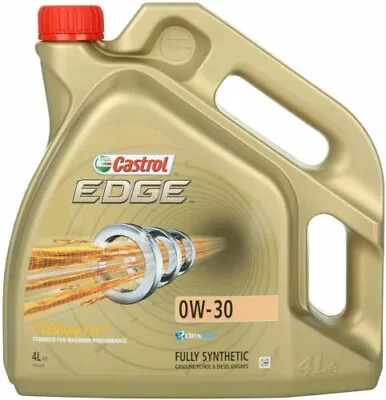 £10.50 • Buy Castrol Edge 0W30 C3 Fully Synthetic Engine Oil 4 Litre 4L