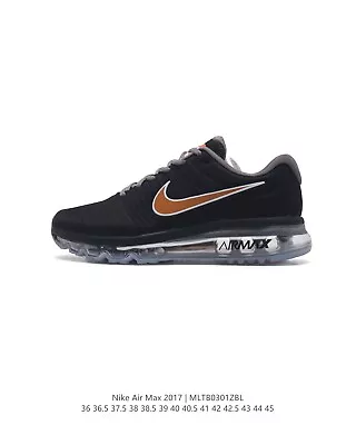 NIKE AIR MAX 2017 Men's Running Trainers Shoes Gray Yellow Black • $178.23