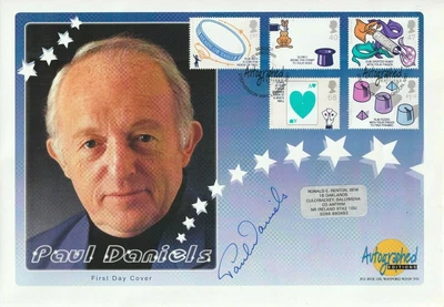 £24.99 • Buy 15 March 2005 Magic Circle Fdc Hand Signed By Magician Paul Daniels Shs 
