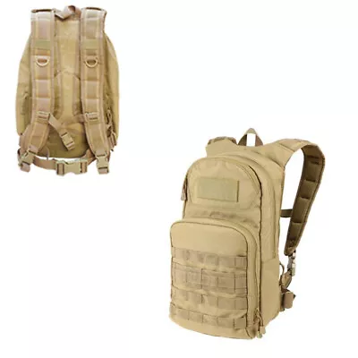 Molle Fuel Hydration Pack PALS Water Carrier Backpack 2.5 Liter - TAN • $59.77