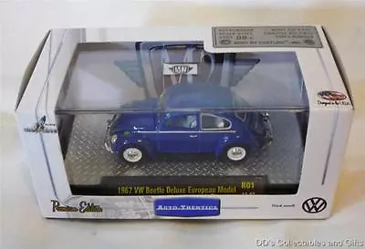 1967 VW Beetle Deluxe European Model 1:64 Scale Die-Cast From Auto-Thentics • $15.85