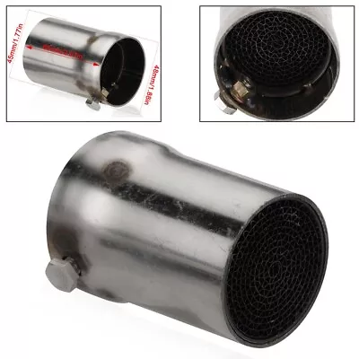 $13.02 • Buy 48mm Exhaust Muffler Pipe DB Killer Insert Baffle Silencer For Yamaha V-Star 950