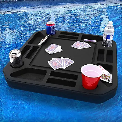 Floating Medium Poker Table Game Tray Pool Beach Float Lounge USA Made W Cards • $69.48