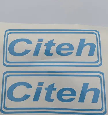 £3.99 • Buy Manchester City Oasis Inspired  Citeh  Sticker Vinyl Decal (Man City) Pack Of 2